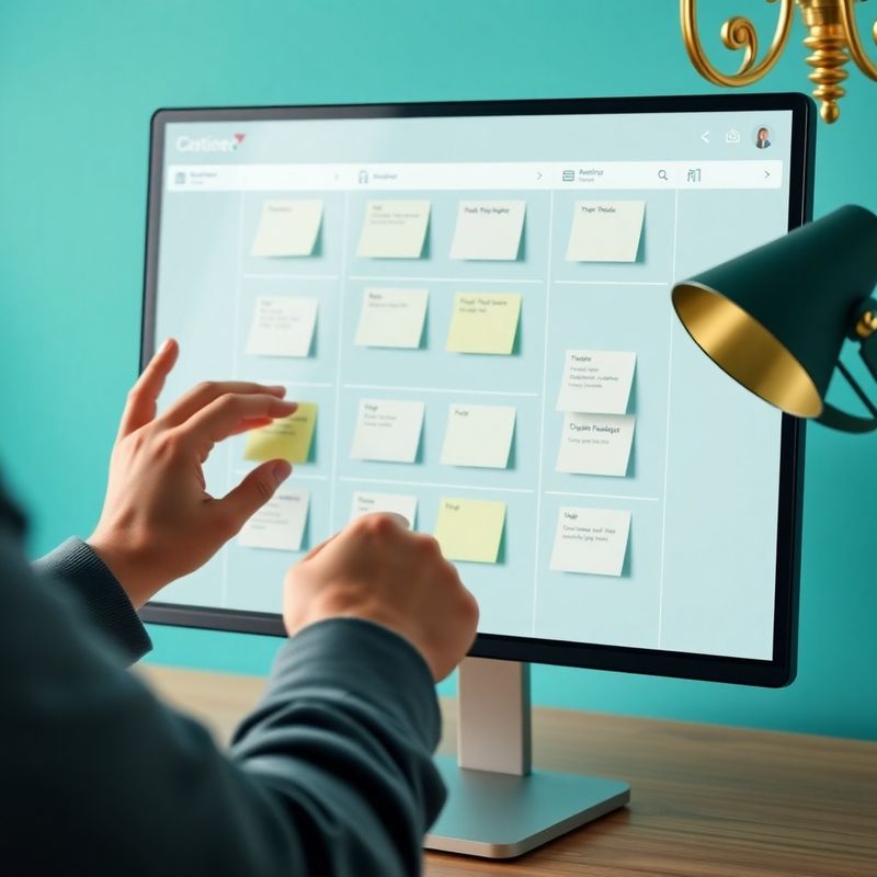 Konfigurace digitálního workflow board s kanban sloupci